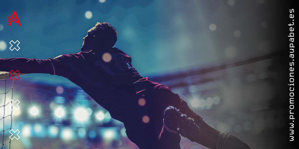 PORTERO DE FUTBOL LANZANDOSE POR UN BALON