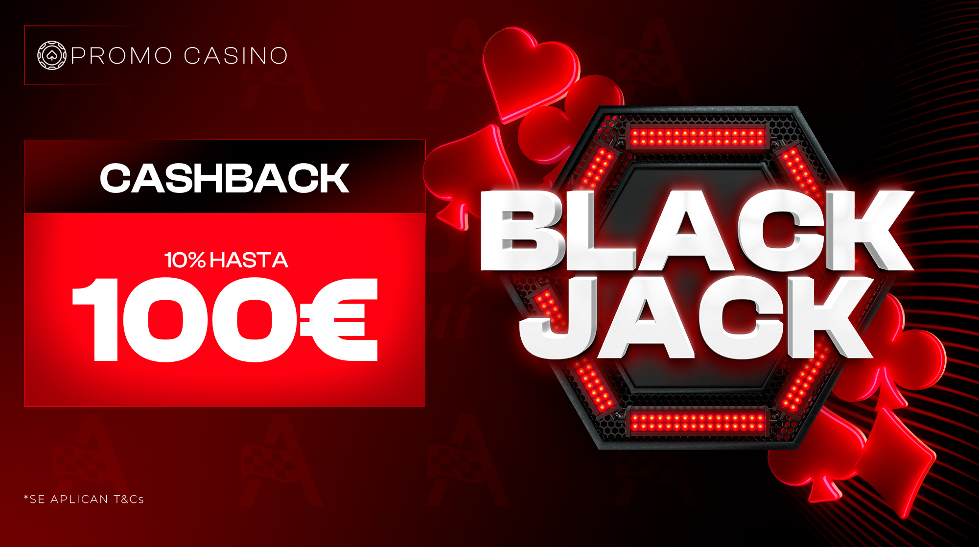 CASHBACK BLACKJACK HASTA 100&euro;