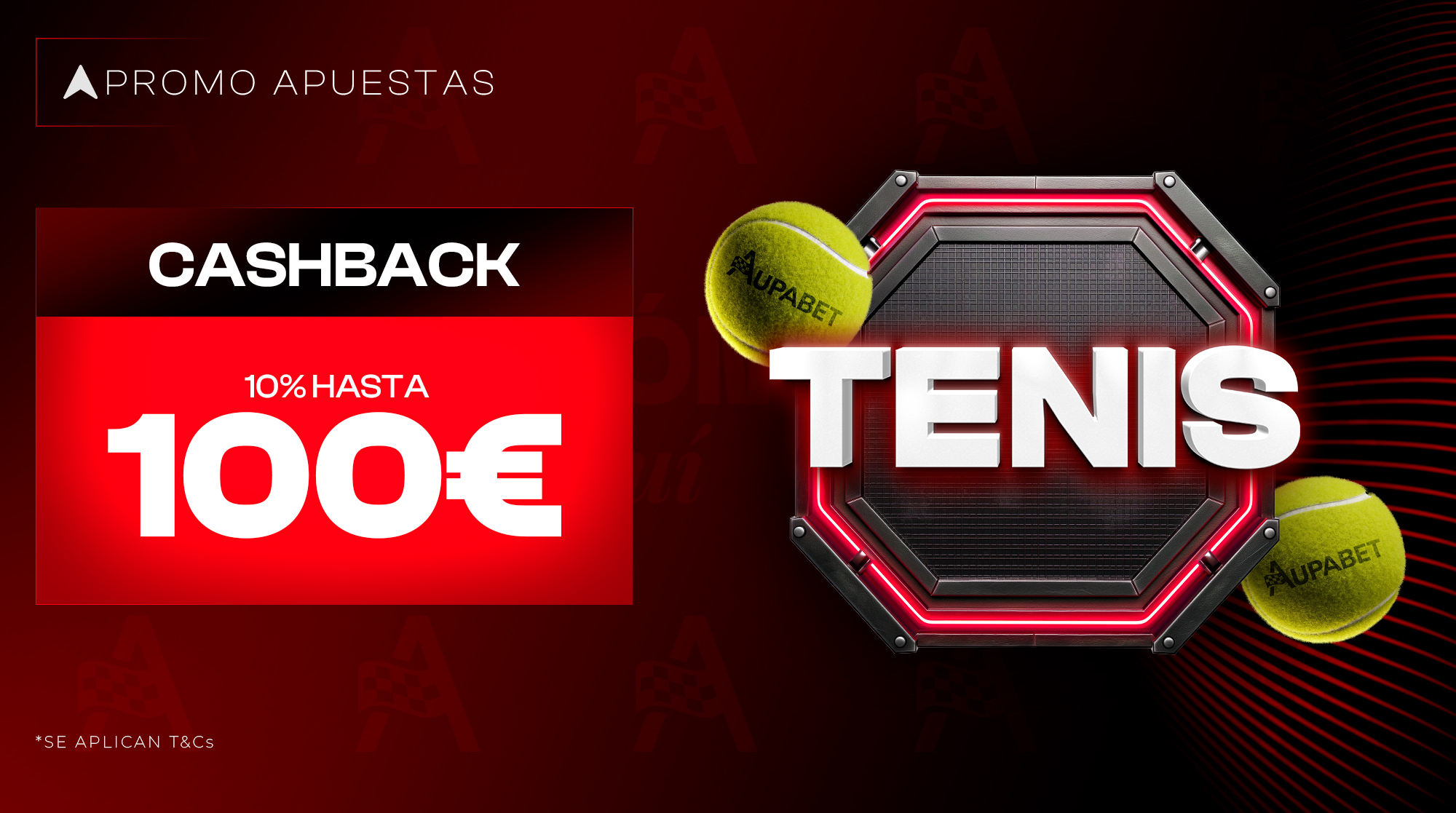 CASHBACK TENIS hasta 100&euro;
