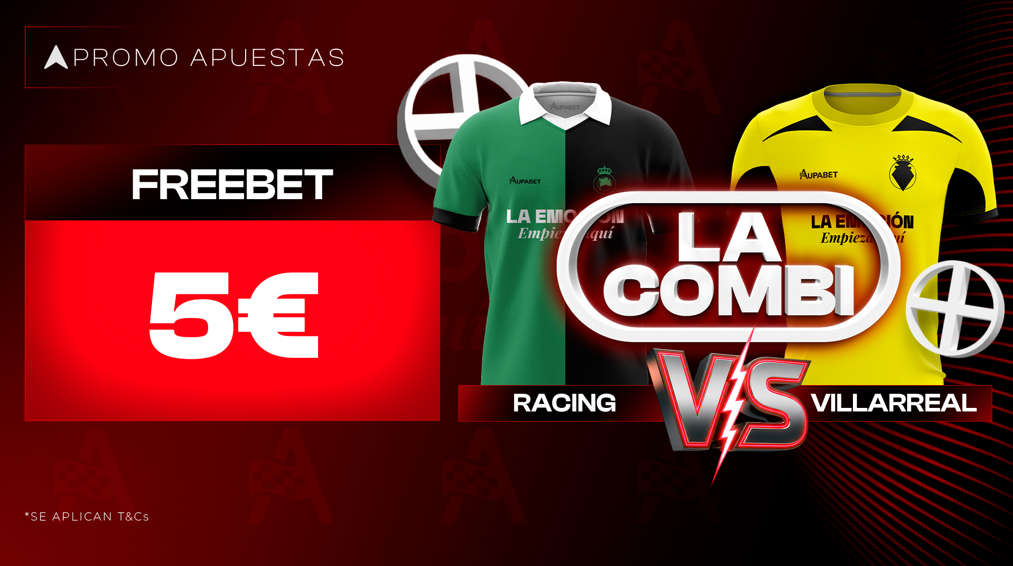 LA COMBI DE AUPABET - 5&euro; DE FREEBET