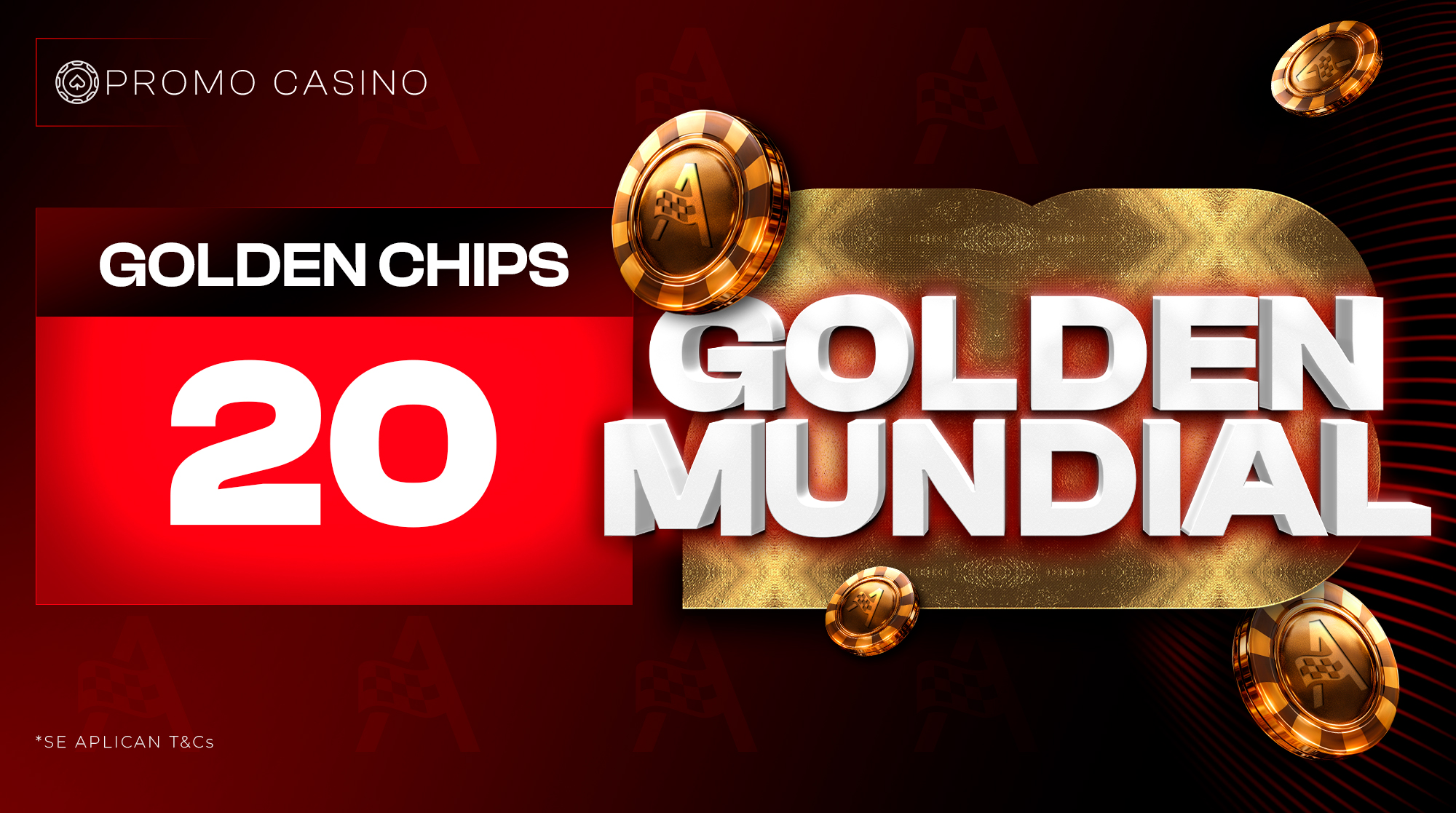 GOLDEN CHIPS MUNDIAL26 - 20 GOLDEN CHIPS